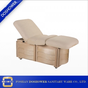 electric massage table bed with brown massage spa bed for China massage bed manufacturer