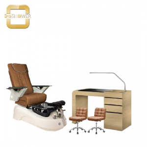 ペディキュア椅子付き電気ペディキュアチェア2022フットホルダー用の贅沢品なしペディキュアチェア木製