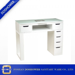 glass top work surface white manicure table beautiful china made nail table manufacturer