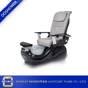 Gri pedikür spa sandalyeler ayak yıkama kristal havzası hiçbir pluming pedikür sandalyeler tırnak salonu mobilya satılık DS-W85