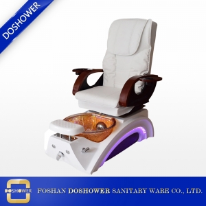 Venda quente de couro branco pedicure cadeira pé massagem spa fabricante china 2019 DS-23