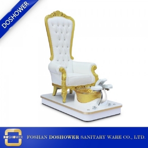 König Thron Pediküre Stuhl Thron Stühle Luxus Gold König Stuhl zum Verkauf DS-Queen G