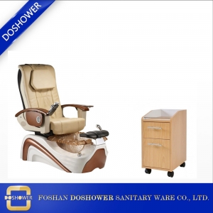マニキュアとペディキュアの椅子ペディキュアチェアプラットフォーム用のスパペディキュアチェア用のレザーカバー付き豪華さDS-W63