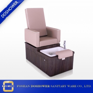 Hiçbir sıhhi tesisat pedikür sandalye ile manikür pedikür kanepe sandalye borusuz üreticisi çin DS-W2054