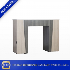 Table de manucure de marbre avec tables de manucure de luxe pour meubles de salon chinois usine
