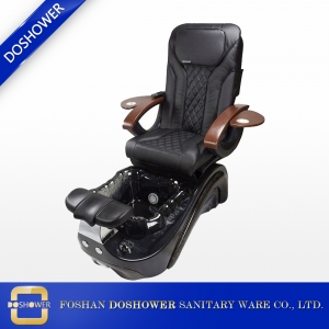 équipement de spa de massage avec chaise de pédicure salon noir pour la vente du fabricant de chaise de spa pédicure DS-W19116
