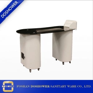 nail table manicure customized with wooden manicure table for China salon furniture factory
