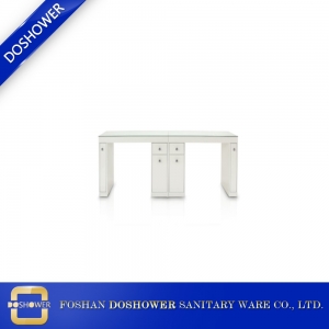 mesa de manicure mesa de manicure com mesa de manicure branca para móveis de salão de mesa de manicure