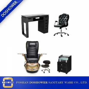 Pediküre Stuhl und Maniküre Tisch Set Hersteller China Nagel Pediküre Spa Stuhl Salon Paket DS-W1800A SET
