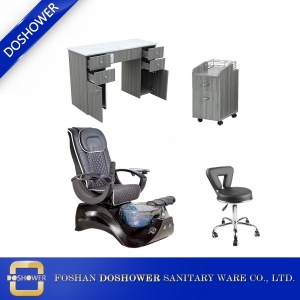 Педикюрный стул оптом ногтей стол маникюрный стол маникюрный салон мебель пакет китай DS-S15A SET