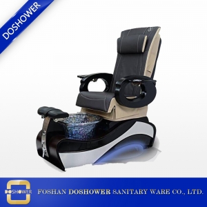 마사지 기능이있는 페디큐어 의자와 사치품의 LED 조명 스파 발 마사지 의자