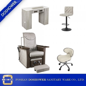 Hiçbir sıhhi tesisat ayak spa ile pedikür sandalye lavabo ve modern tırnak masa teknoloji sandalye seti çin DS-N04A SET