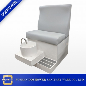 banco de salón silla de pedicura bancos de madera silla solo banco doble fabricante de silla china DS-W2029