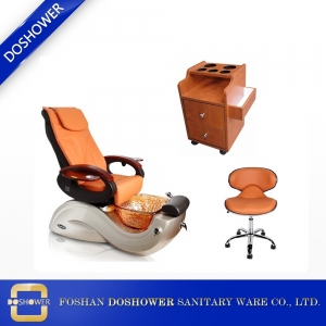 Ensemble de salon de haute qualité chaise de pédicure et table de manucure DS-S17 SET