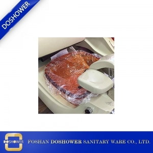spa pedicure stoel wastafel met wegwerp plastic voering voet spa wastafel fabrikant en benodigdheden DS-T18