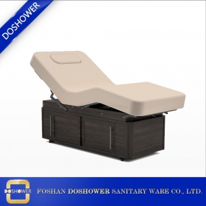 table massage bed with wooden massage bed for China spa massage bed factory