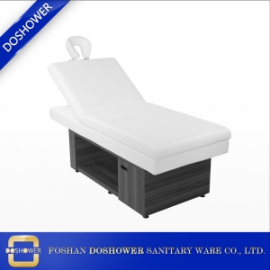 Cama de masaje blanco eléctrica con cama de masaje de mesa para la venta para spa masaje cama proveedor