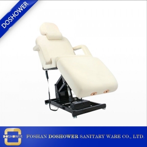 الأبيض سرير التدليك كرسي مع الصين مصنع سبا تدليك السرير للتدليك السرير سبا الكهربائية