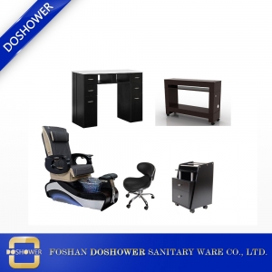 manucure pédicure chaise manucure table station ongles salon meubles fournitures DS-W88 ensemble