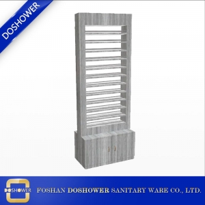 wholesale nail polish display stand with grey nail polish rack for Chinese salon furniture manufacturer