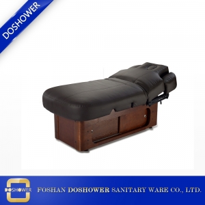 fournitures de lit en bois avec table de massage spa professionnel lit de table de massage de luxe