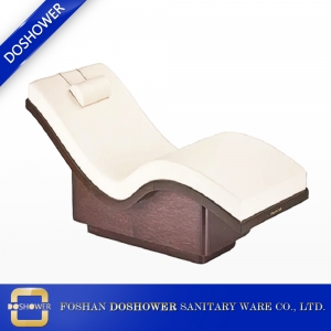 Zwaartekracht ontwerp ligstoelen met stijlvolle handgemaakte hardhouten basis van massage bed fabrikanten china