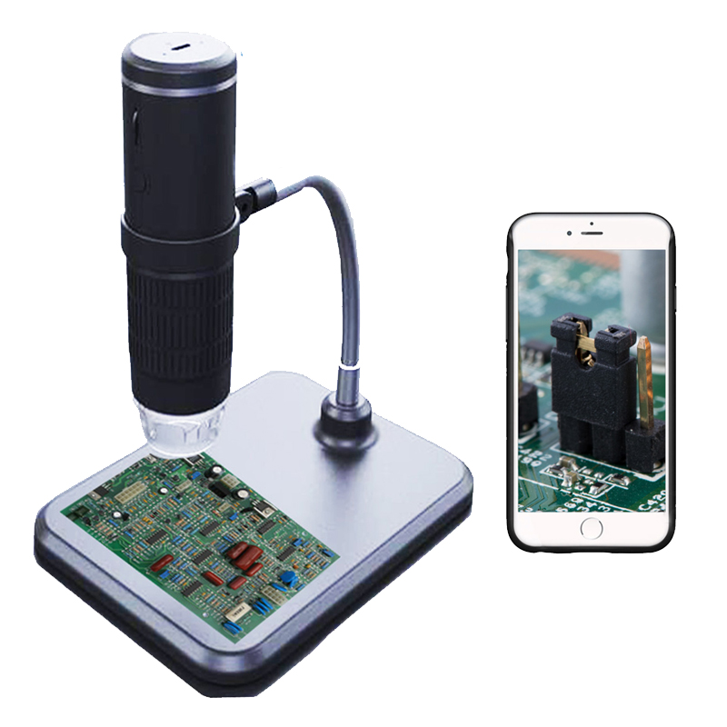 1000x magnification HD 2MP 1080P resolution portable adjustable wireless WIFI digital handheld microscope camera