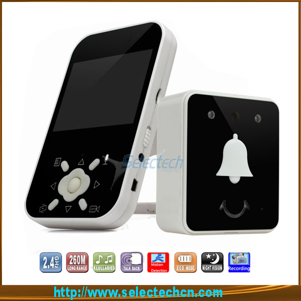 3.5 inch Door Entry System Home Security Wireless Video Door Phone 2.4GHz wireless doorbell SE-S319