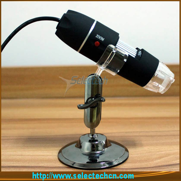 Best selling 2.0M 200x digital microscope With Measure tools and 8 LED lights SE-DM-200X