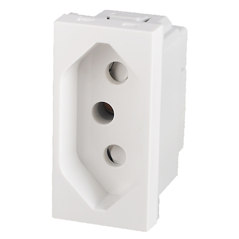 Brazil socket duroplast surface-mounted socket AC power modulers Embedded socket pdu modular socket