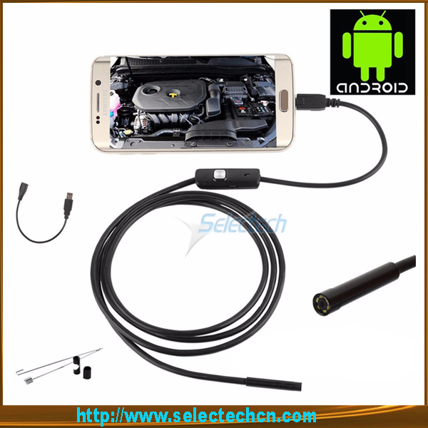 HD 720P 9mm Android Endoscope 6 LED Waterproof USB medical endoscope camera SE-U9