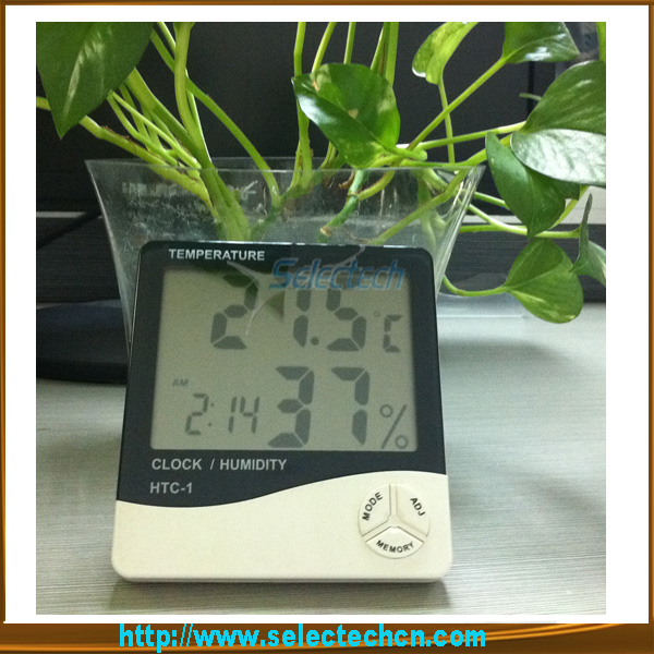 LCD display digital hygrometer thermometer indoor SE-HTC-1