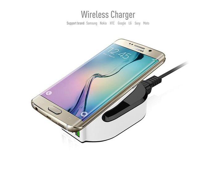 QC 3.0 Quick Charge Wireless Charger with 50W power 2 port Smart Charger