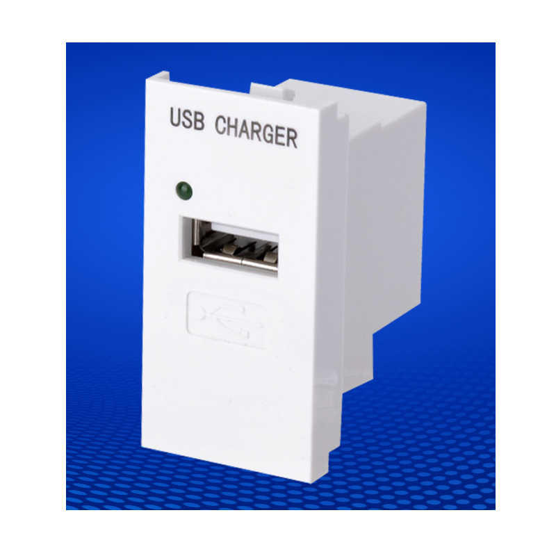 Μονάδα USB για πλάκα τοίχου 45 τύπου 5V 1A