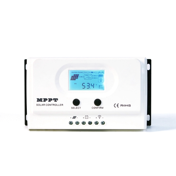 I-Panda 20a LCD MPPT 12v / 24v controlador de carga solar automático usb 5v