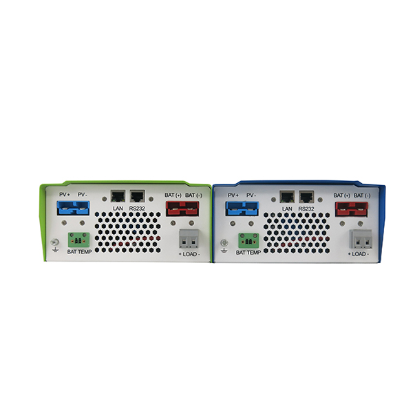 regulador de carga 24v salida de carga DC RS232 y un puerto LAN 12v 50A batería del controlador