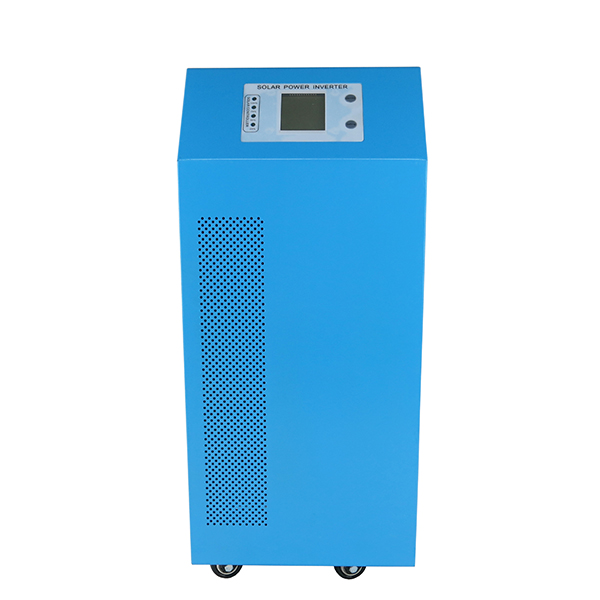 high power hybrid inverter dc 24v to ac 6000w pure sine wave inverter with built-in 40a solar controller