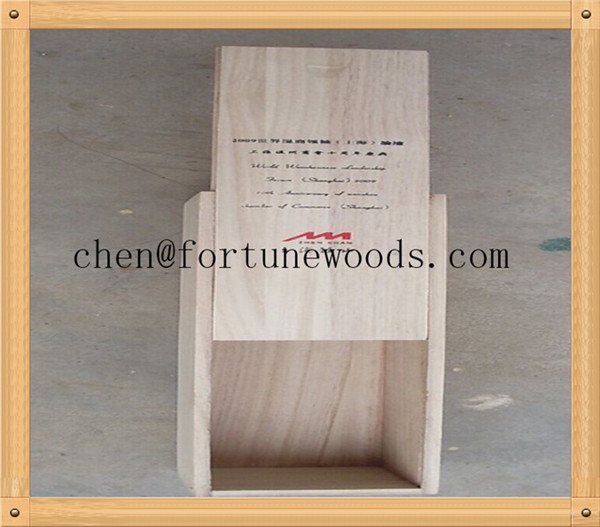 China supply little wood box with sliding lid