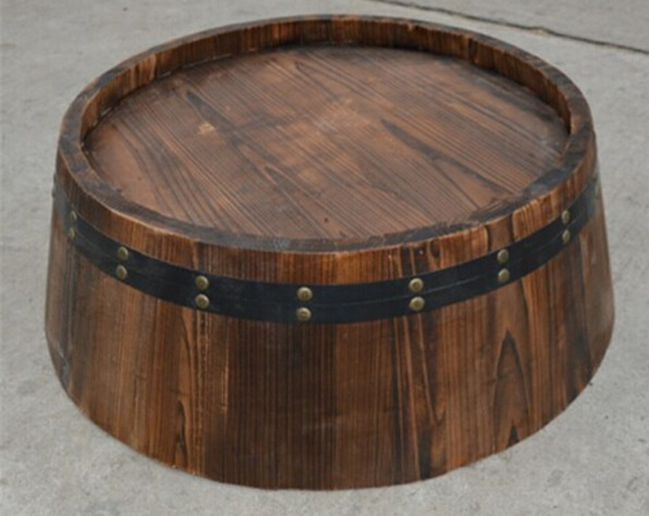 DIY wood half barrel,barrel head manufacturer