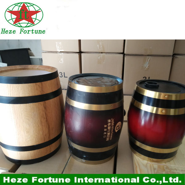 Stock oak wooden wine barrel for sale