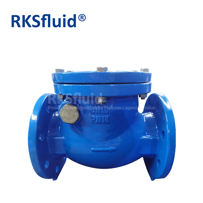 10-20days production lead time BS5153 ductile iron waste water using swing check valve PN16