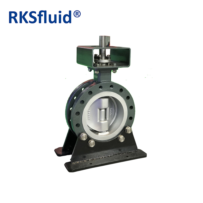 RKSfluid 고품질 트리플 오프셋 버터 플라이 밸브