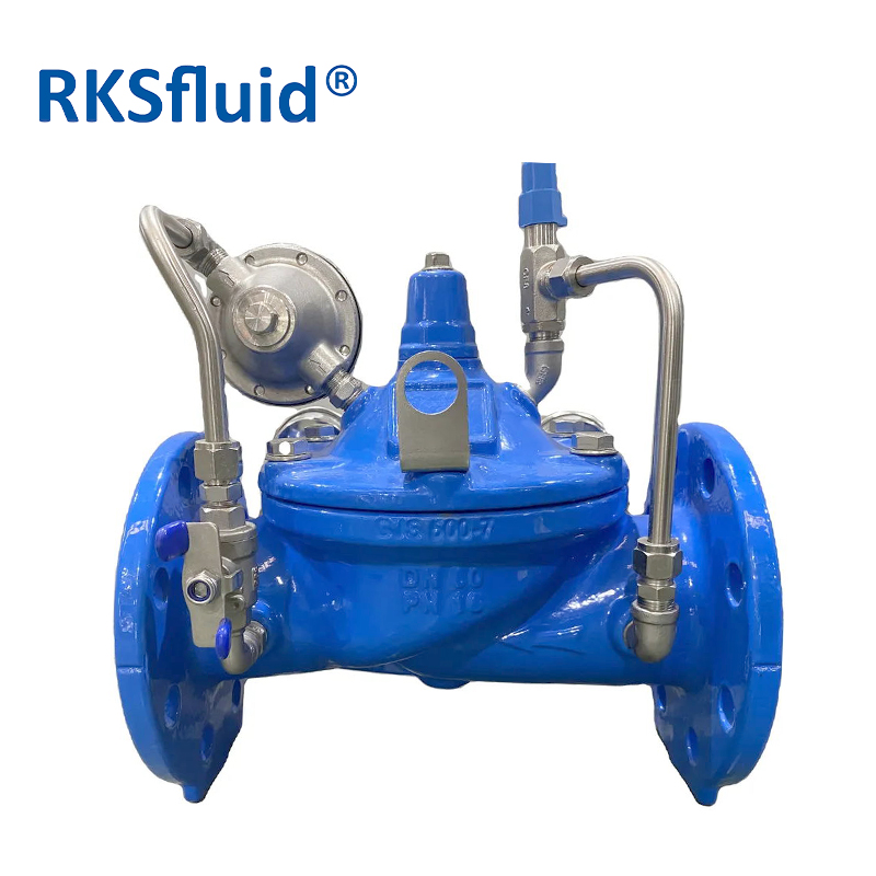 200X ductile iron Water Flow Control Valve pressure reducing valve for water system customizable