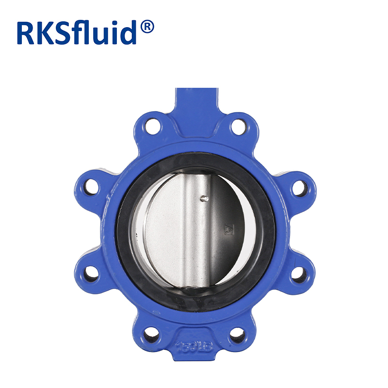 API CF8 Ductile Iron Body Resilient Seat 4 Inch Wafer Type Butterfly Valve Price