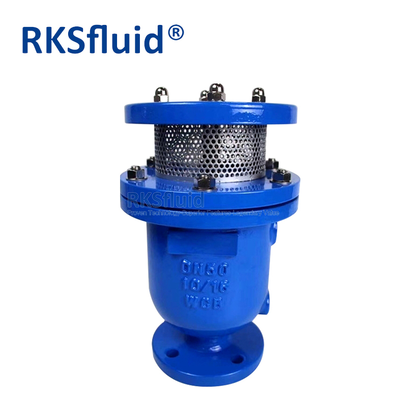 Válvula de liberación de presión de aire de aire roscado de hierro dúctil BS EN de 25 mm para la línea de agua para la línea de agua