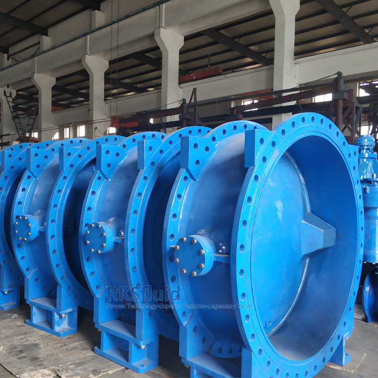 BS EN mining butterfly valve EPDM sealing stainless steel double eccentric flange butterfly valve PN10 PN16