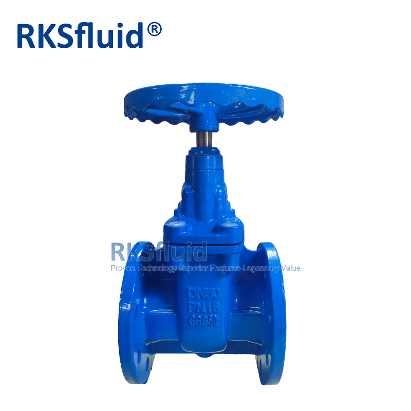 BS5163 DIN F4 DI CI metal seated double flange gate valves ductile iron dn80 pn16 with prices
