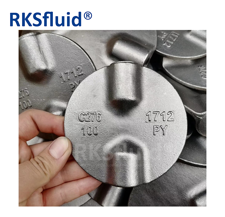 CF8 CF8M valve disc square hole price valve disc