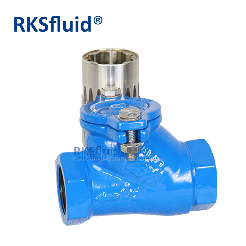 Chinese check valve manufacturers DI threaded ball check valve dn65 dn200 for sewage