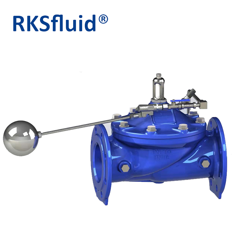 Válvula de bola flotante de control remoto de hierro dúctil de alta calidad PN16 PN16 para tanque de agua
